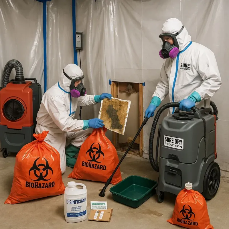 Contaminated Water Handling Protocols process in August, CA