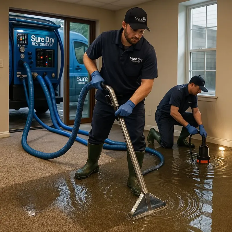 Water Extraction and Removal process in August, CA